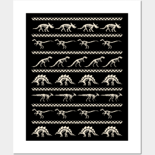 Dinosaurs Ugly Sweater Posters and Art